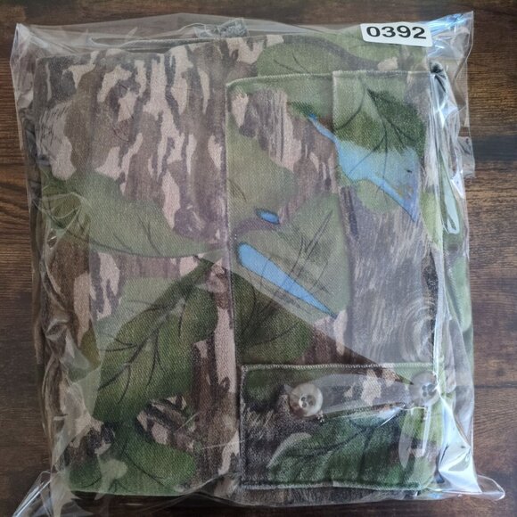 VTG 80s 90s Mossy Oak Camo Cargo Pants Mens XL Full Foliage Hunting Outdoor - Picture 13 of 13